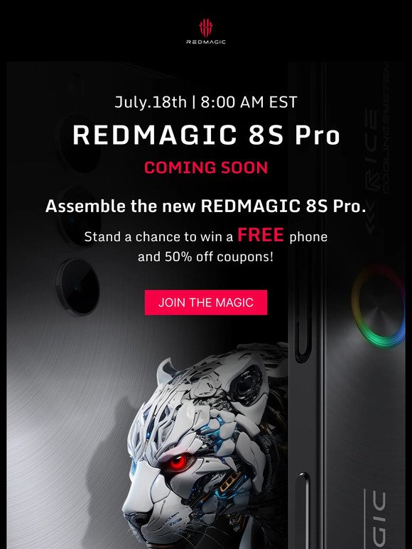 🔥Sneak Preview: REDMAGIC 8S Pro