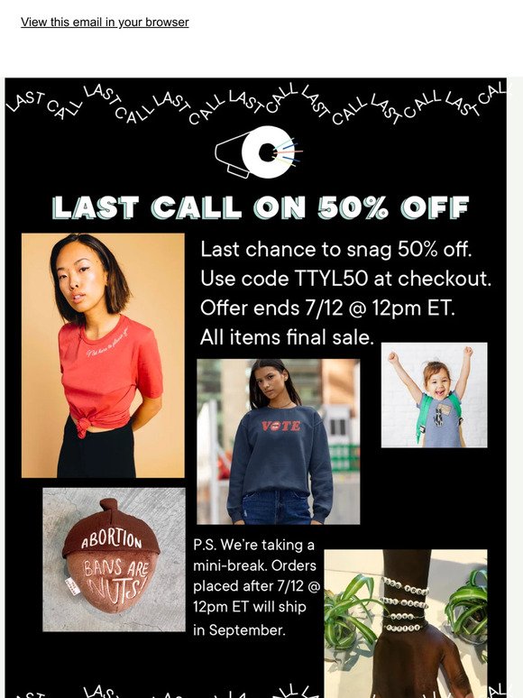 🔥LAST CALL for 50% OFF🔥