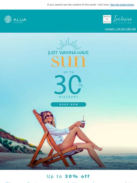 The perfect summer within such easy reach