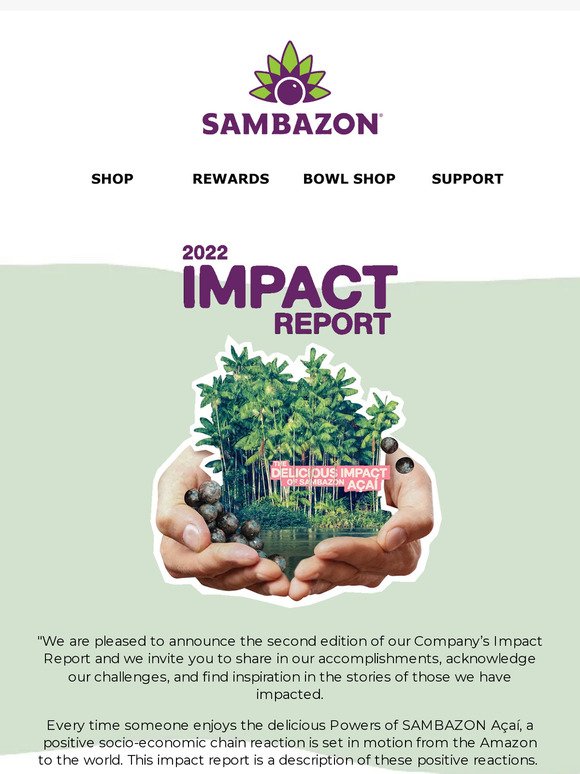 Our 2022 Impact Report 🌎 & Letter from our Founder