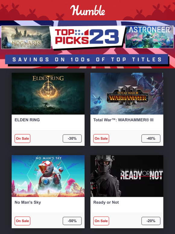 Elden Ring, Yakuza, Spider-Man, the games you want to play are on sale at Humble!