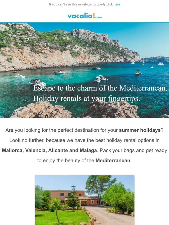 Discover the summer charm of Mallorca, Valencia, Alicante and Malaga!