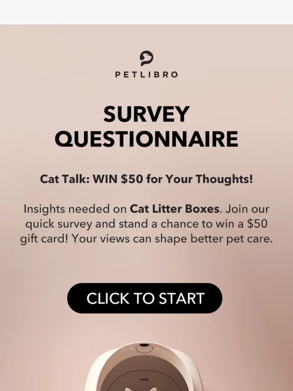 😺Share Your Opinion & Win $50 GC🏆