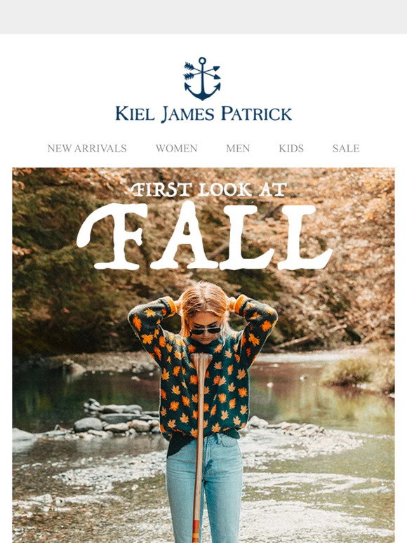 The Big Cozy Fall Leaf Sweater by Kiel James Patrick