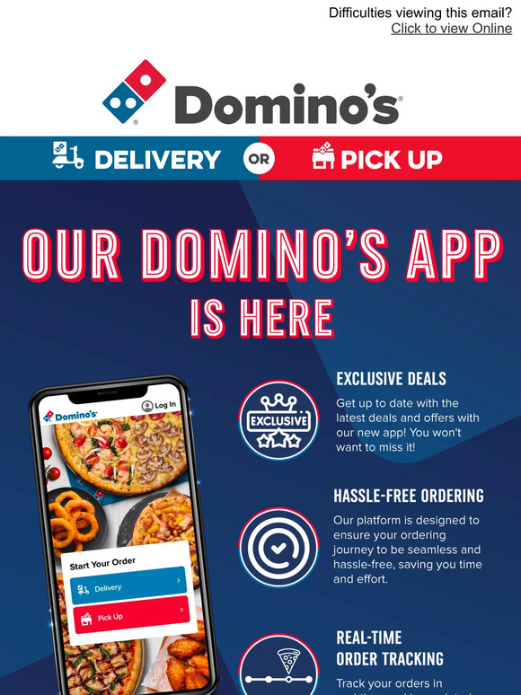 Domino's Pizza: The Domino's APP is here! | Milled