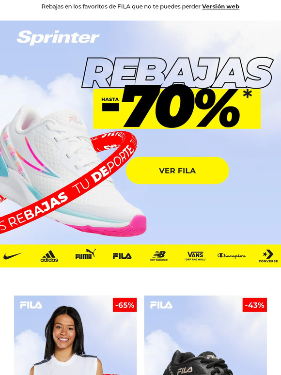 FILA💘 Hasta -70%