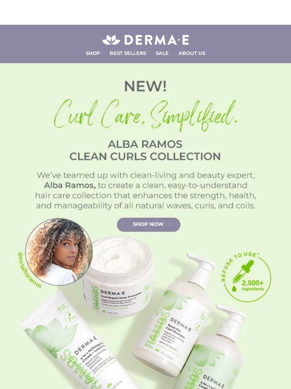 💚🌱 NEW! Alba Clean Curls Collection