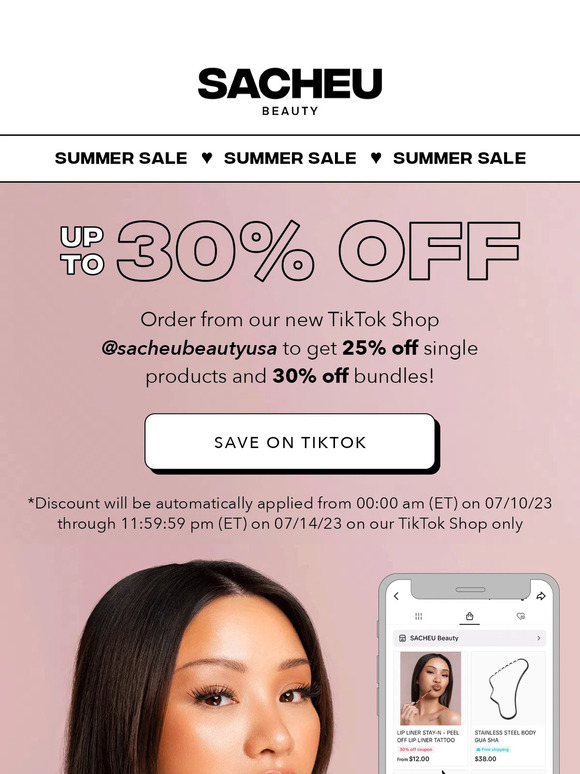 Summer Sale Up To 30% OFF! ☀️