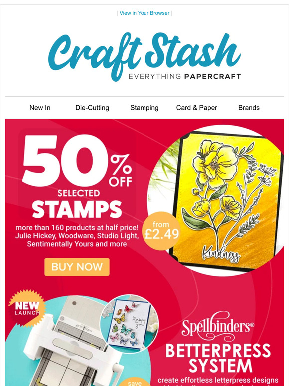Stamp Sale! 50% Off Selected Stamps