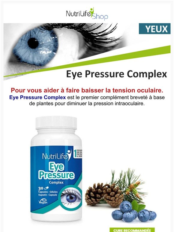 Eye Pressure complex pour baisser la tension oculaire
