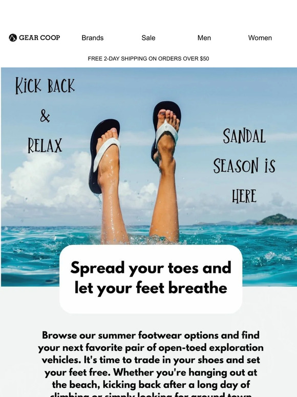 Wander wild and free: sandals for summer adventures🏖️🌊