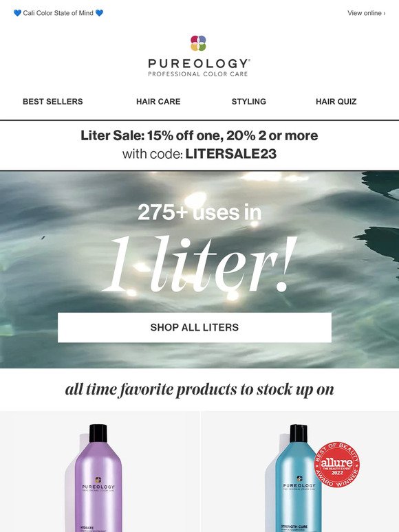 Liter Sale Is Here - Up To 20% OFF