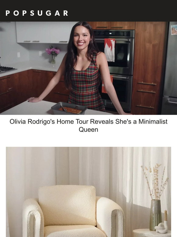 POPSUGAR: Olivia Rodrigo's Home Tour Reveals She's a Minimalist Queen ...