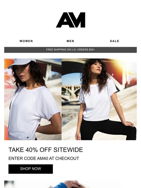 Take 40% Off Sitewide