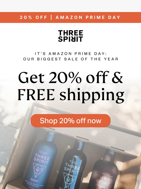 [20% OFF] Pssst: Prime Day is here 🚚