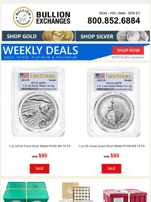 ✨SALE On eBay: The Lowest Prices on Silver Eagles & more ✨