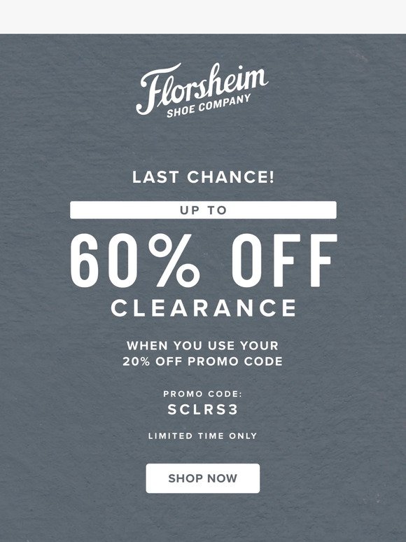 Last Chance! Up to 60% Off Clearance