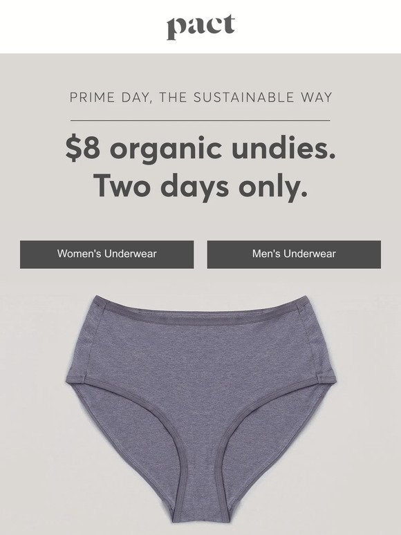New organic underwear has arrived (!) - Wear Pact