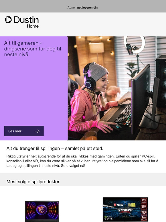 Maksimer spillingen din nå! 🎮