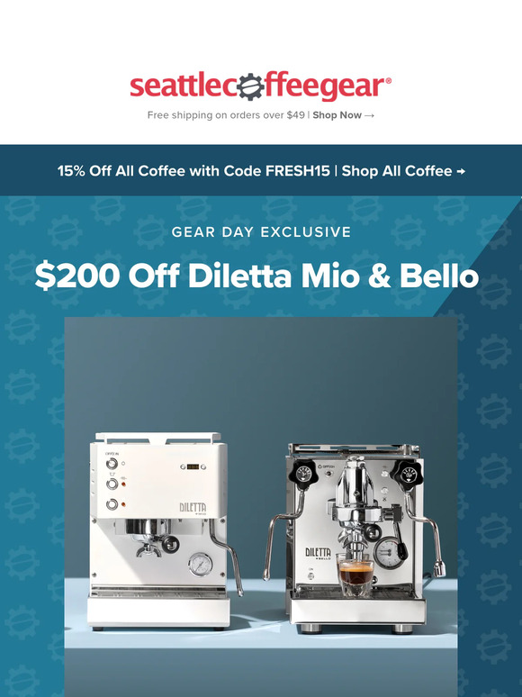 Seattle Coffee Gear Our Top Sales of the Year are Inside Two Days