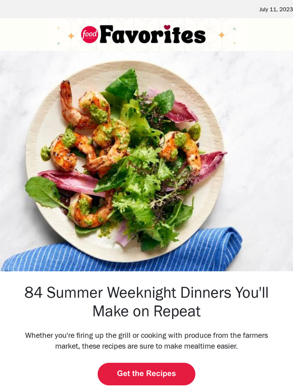 84 Summer Weeknight Dinners You'll Make on Repeat