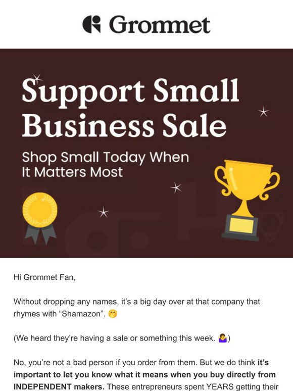 🚨 Our Annual Support Small Business SALE!