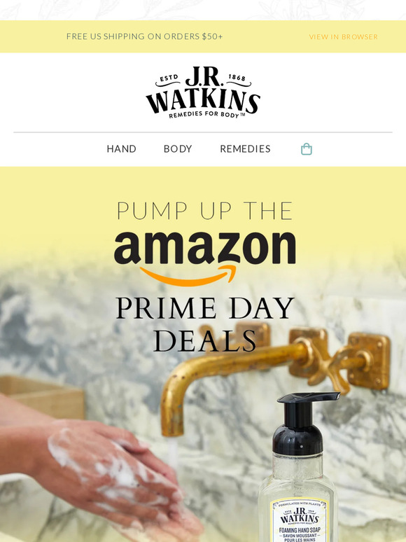 Head to Amazon 👉 for our Prime Day Sale!