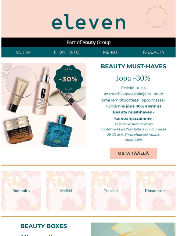 Beauty must-haves jopa -30%🍒