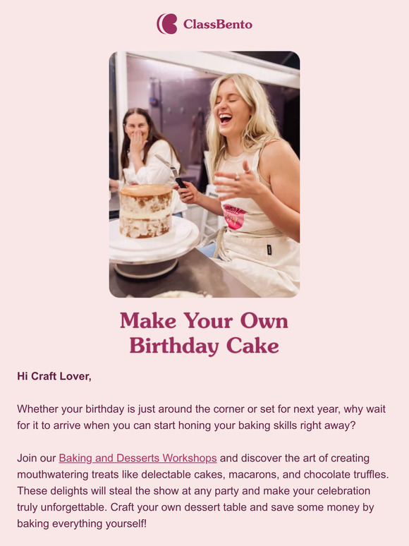 Make Your Own Birthday Cake 🎂