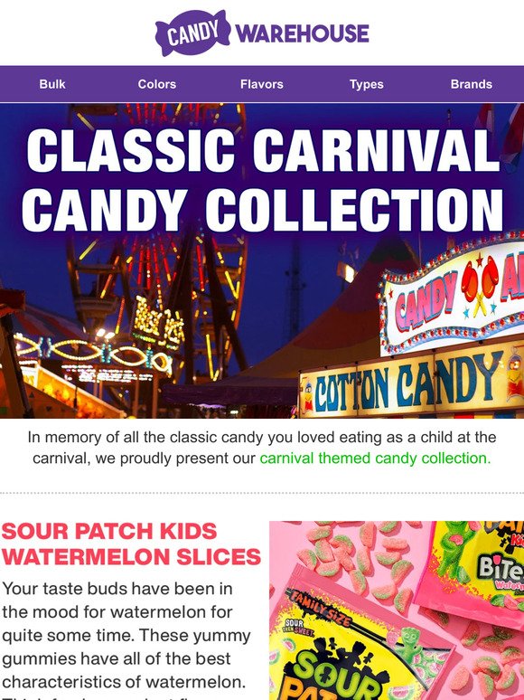 🎪Classic Carnival Candy!