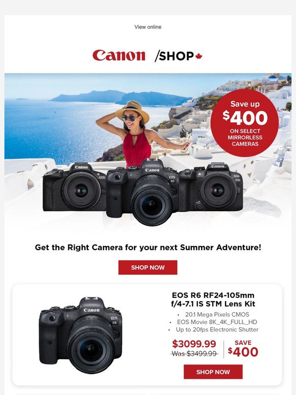Get the Right Camera for your next Summer Adventure!
