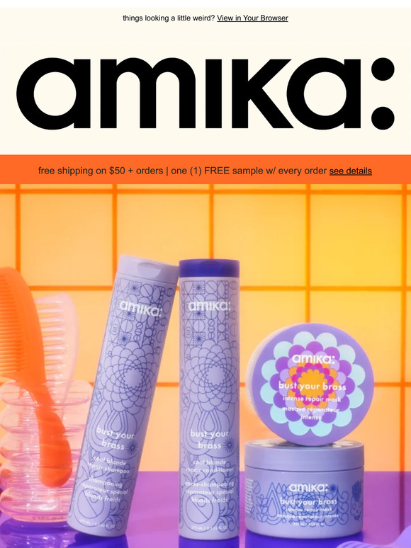 Amika busting myths about purple shampoo 💜 Milled