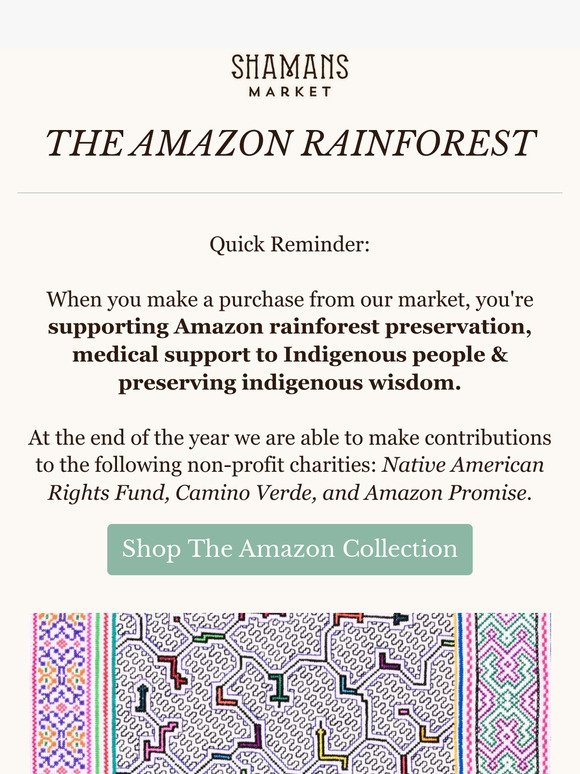 support a different amazon today 🌿