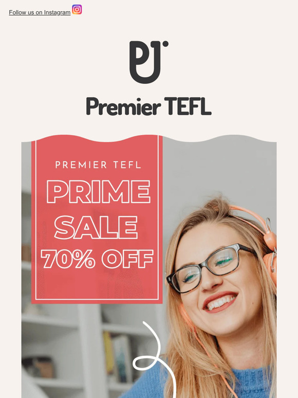 Prime Savings at Premier TEFL 🤑
