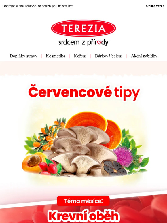 Červencové tipy | Doplňte si zásoby na léto