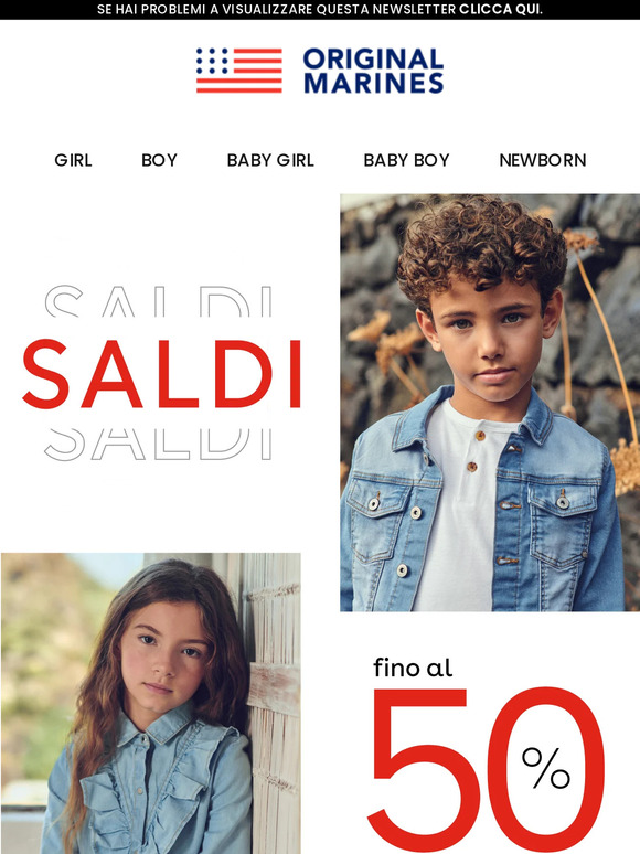 SALDI: fino al 50% su tutta la collezione!