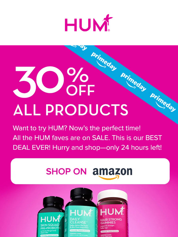HUM Nutrition Email Newsletters Shop Sales, Discounts, and Coupon Codes