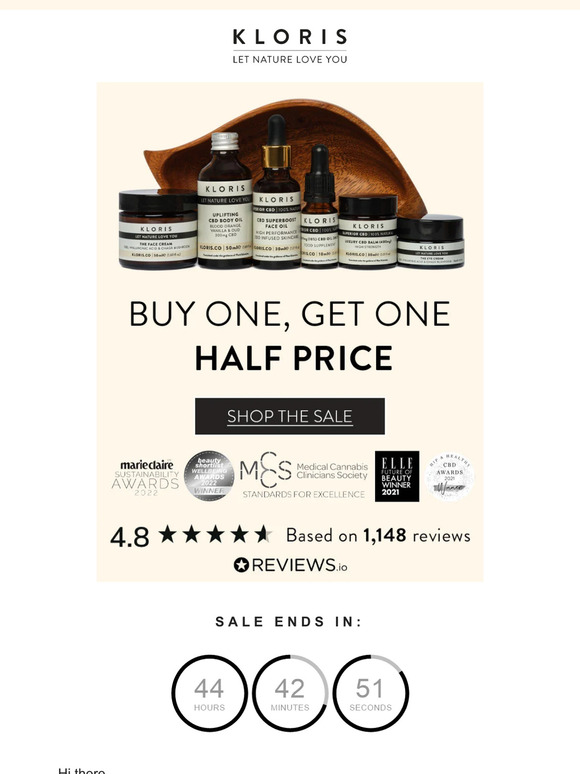 ⏰⚡ 48 Hours Only: Buy 1, Get 1 Half Price