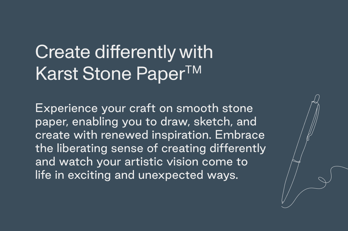 Karst Stone Paper Create Differently with Karst Stone Paper Milled