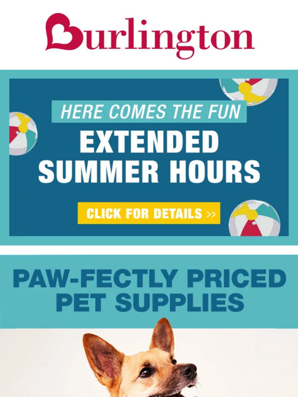 Burlington Coat Factory Pet supplies at a great value…EVERY day! Milled
