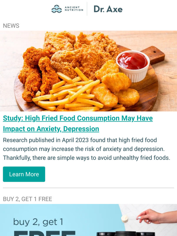 Dr. Axe Do Fried Foods Increase Anxiety Risk? Milled