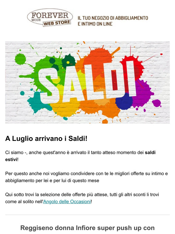 I SALDI di Luglio di Forever Mode! 😍