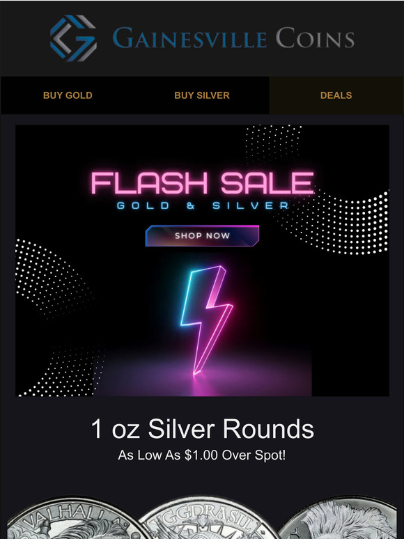 Silver Rounds Flash Sale - 48 Hours Only!