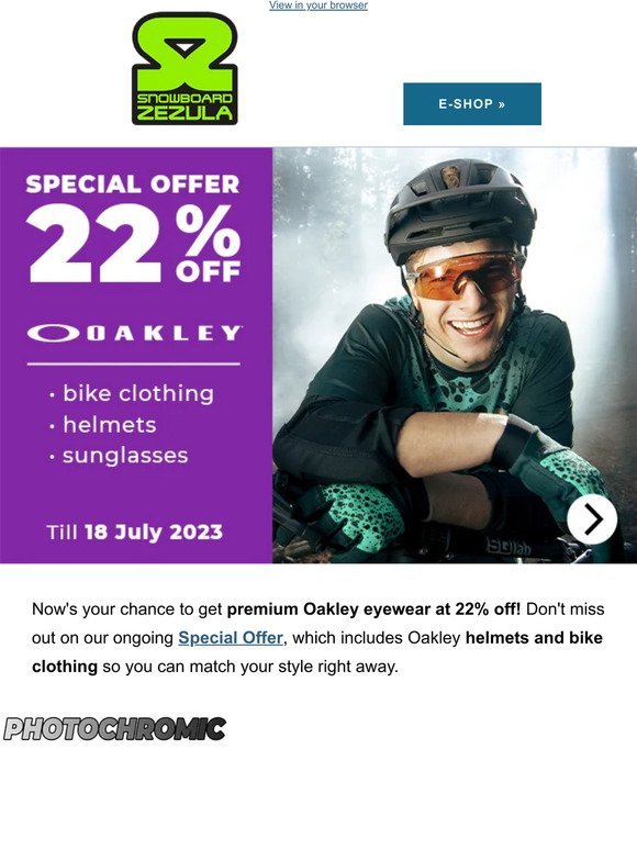 👁️ Upgrade your eyesight: Oakley on Special Offer 22% off