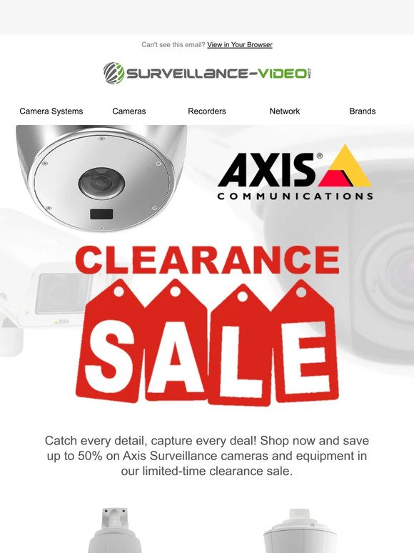 Axis Granted. Save One Clearance Axis Security Product