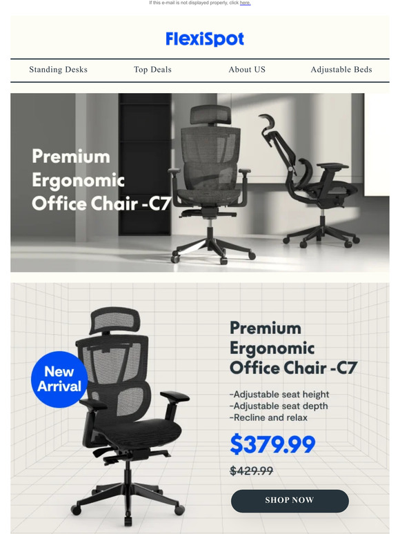 Introducing the Game-Changing Ergonomic Chair C7:Your Key to Ultimate Comfort and Productivity!