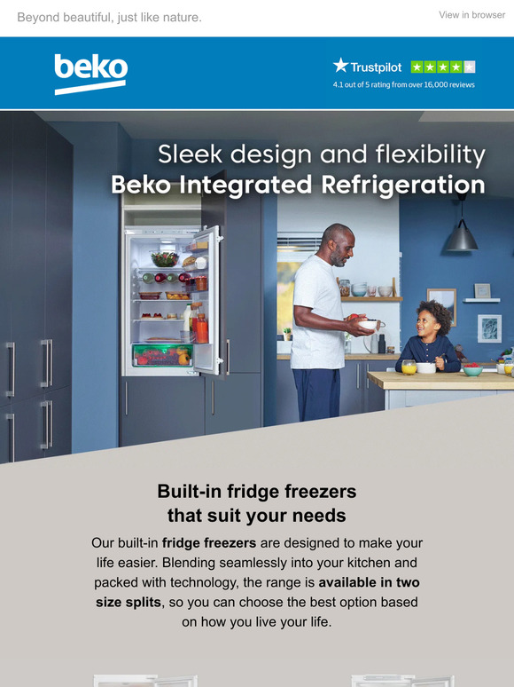 —, discover the perfect built-in fridge freezer for your lifestyle