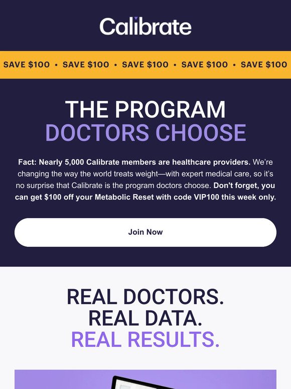 We’re the program doctors choose.