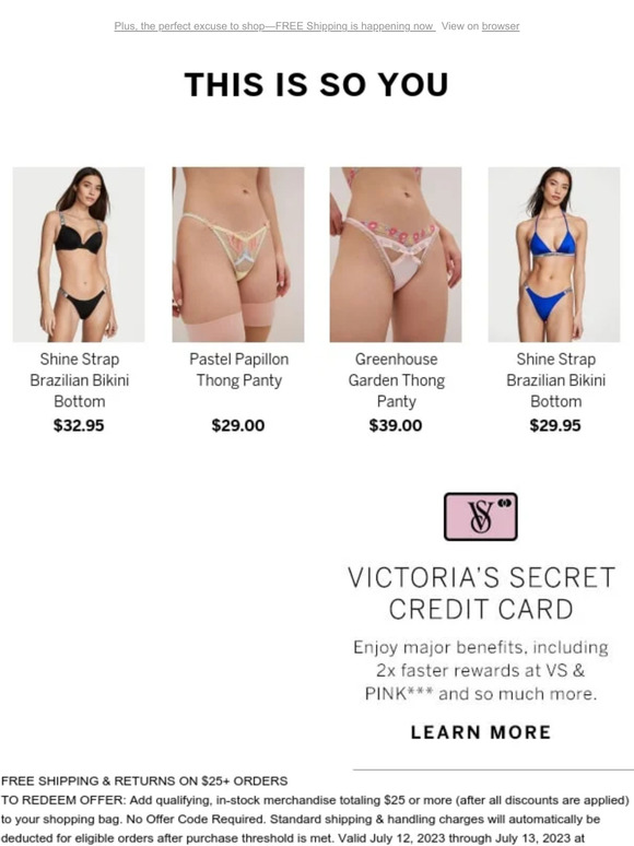Victoria's Secret Email Newsletters Shop Sales, Discounts, and Coupon