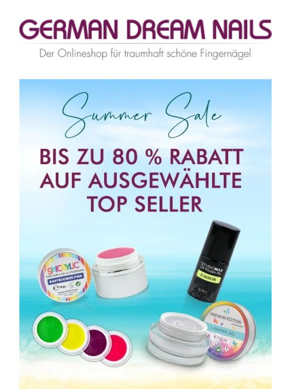Summer Sale: Ausgewählter Shellac & Farbgele ab 0,99€ u.v.m.